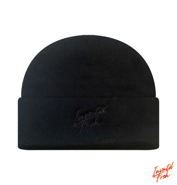 Invntd Frsh Signature Beanie Black/Black