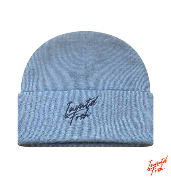 Invntd Frsh Signature Beanie Sky Blue/Navy Blue