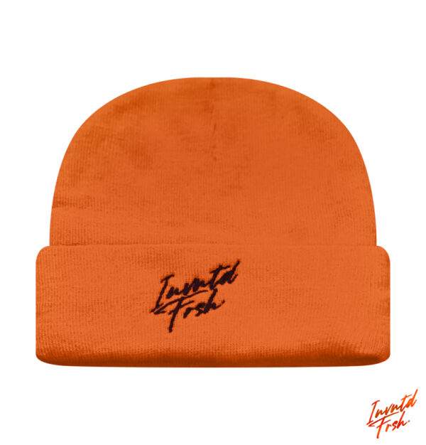 Invntd Frsh Signature Beanie Laser Orange/Black