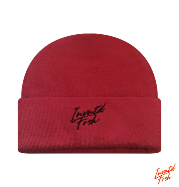 Invntd Frsh Signature Beanie Red/Black