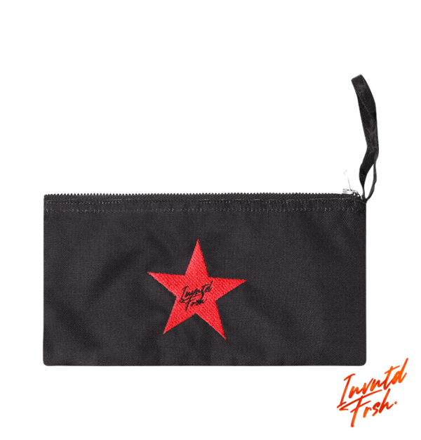 Invntd Frsh All-Star Black/Red Money Bag (Nylon)