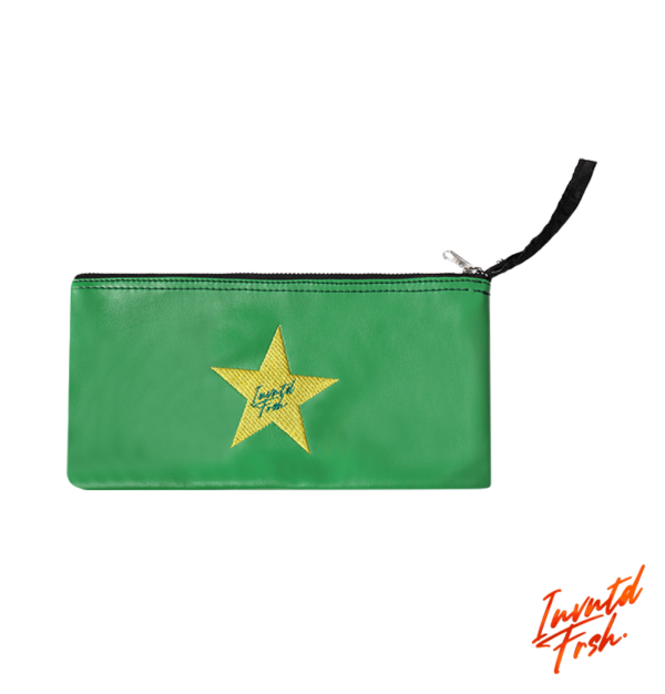 Invntd Frsh All-Star Emerald Green/Gold Money Bag (Vegan Leather)