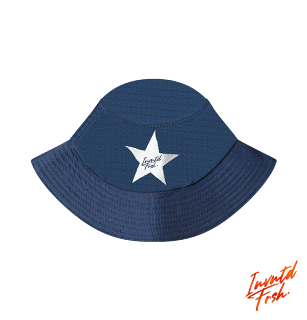 Invntd Frsh All-Star Navy Blue/White Bucket Hat