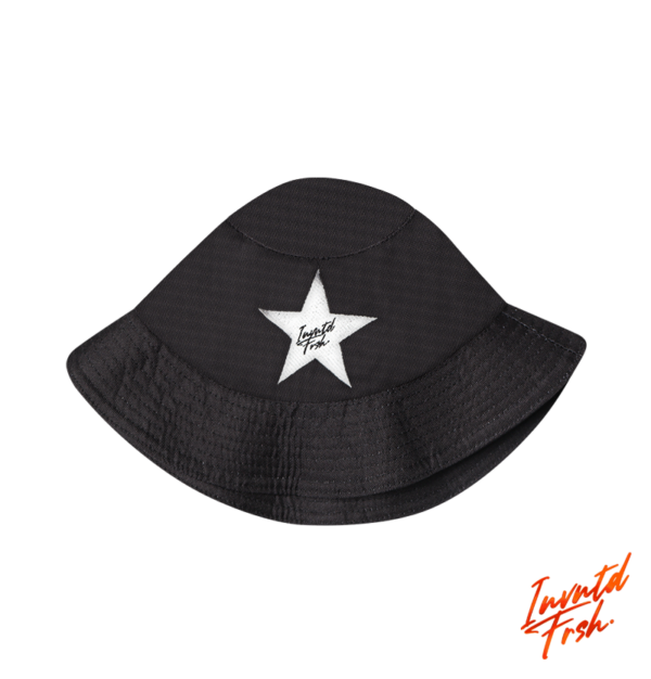 Invntd Frsh All-Star Black/White Bucket Hat