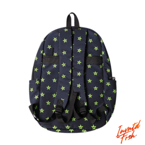 Invntd Frsh Navy Blue/Electric Green All-Star Back Pack - Image 3