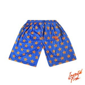 Invntd Frsh All-Stars Shorts - Royal Blue/ Core Orange