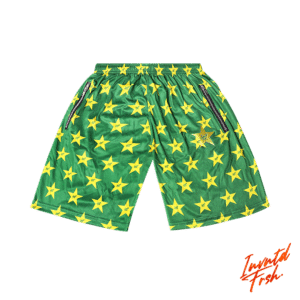Invntd Frsh All-Stars Shorts - Kelly Green/Sunset Gold