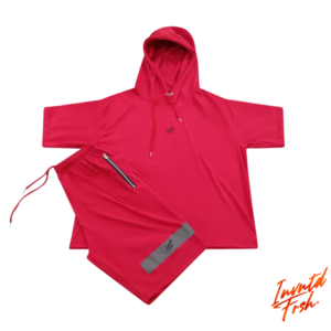 Invntd Frsh Signature Shorts Set- Red/Black